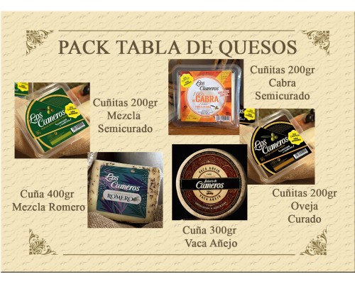 Pack Tabla de Quesos